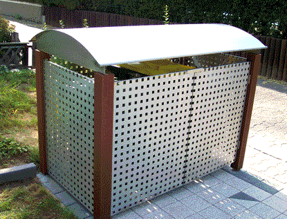 Carl Gartendesign Sichtschutz Mulltonnenhaus Tonnenhaus